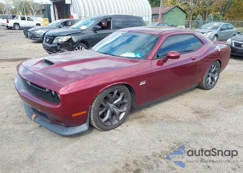 2019 Dodge Challenger R/T z USA, uszkodzony, nr VIN 2C3CDZBT8KH525131